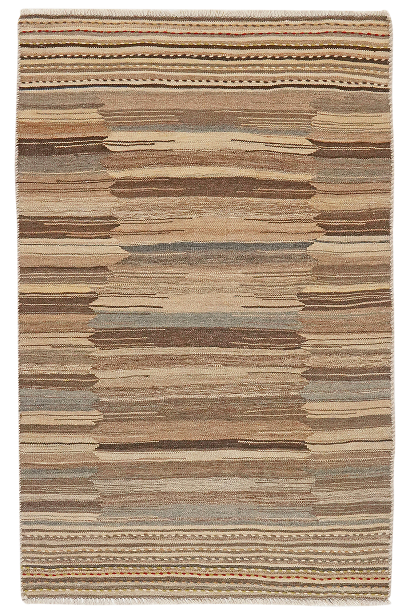 Kilim Gashgai Teppich Braun 0