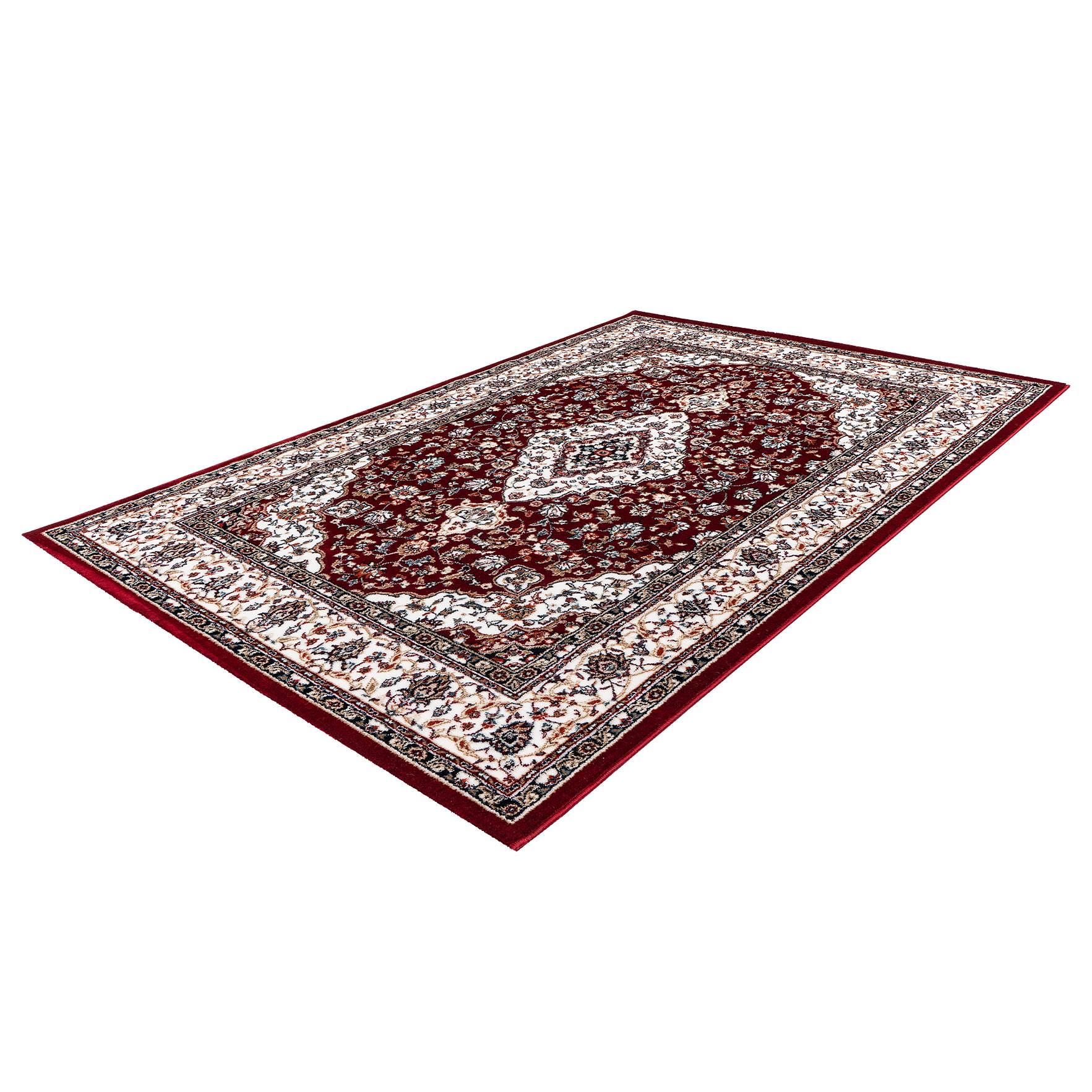 Kurzflorteppich Isfahan I Rot 160 x 230 cm 1