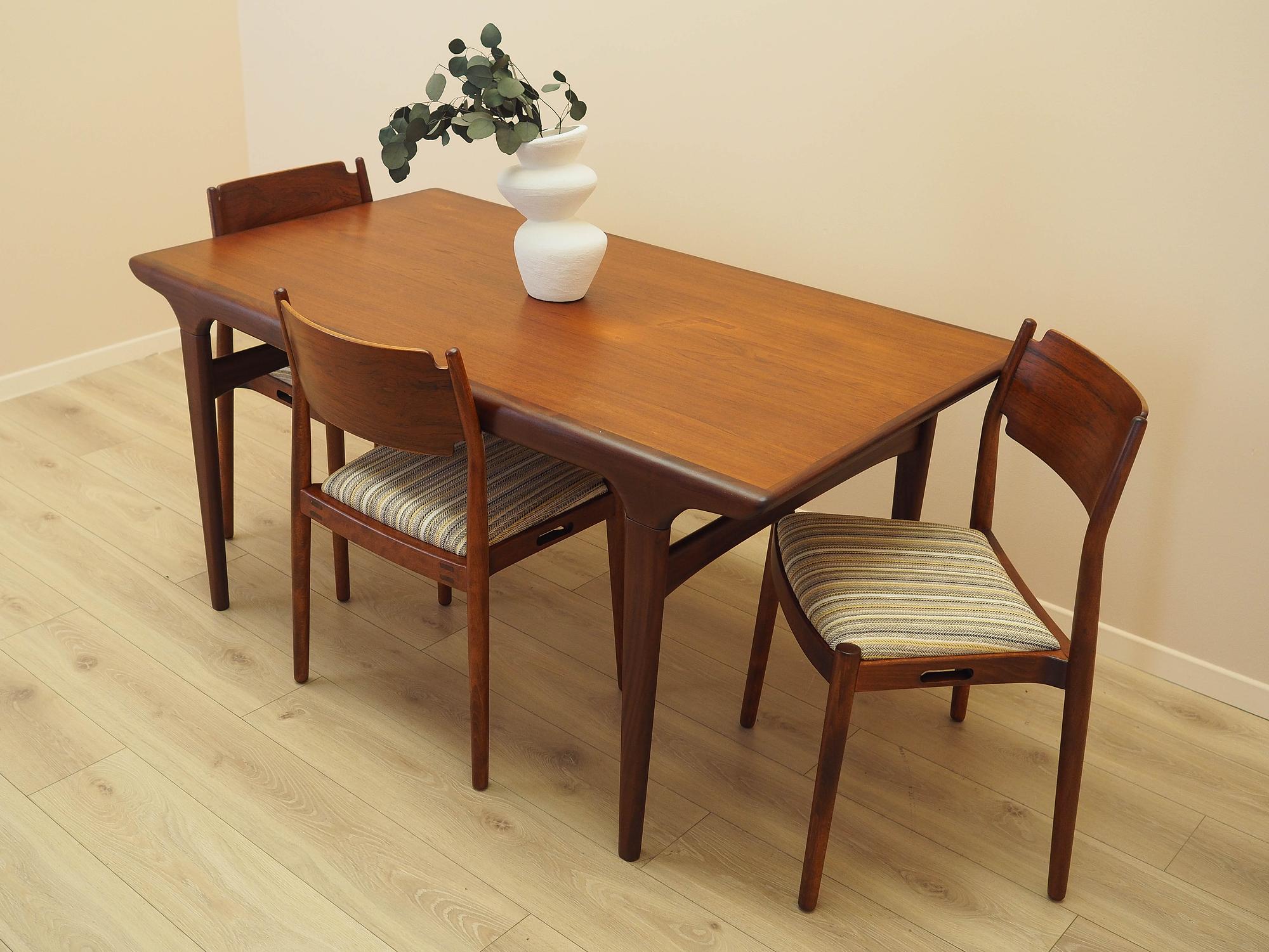 Teak Table Brown 1970s 5