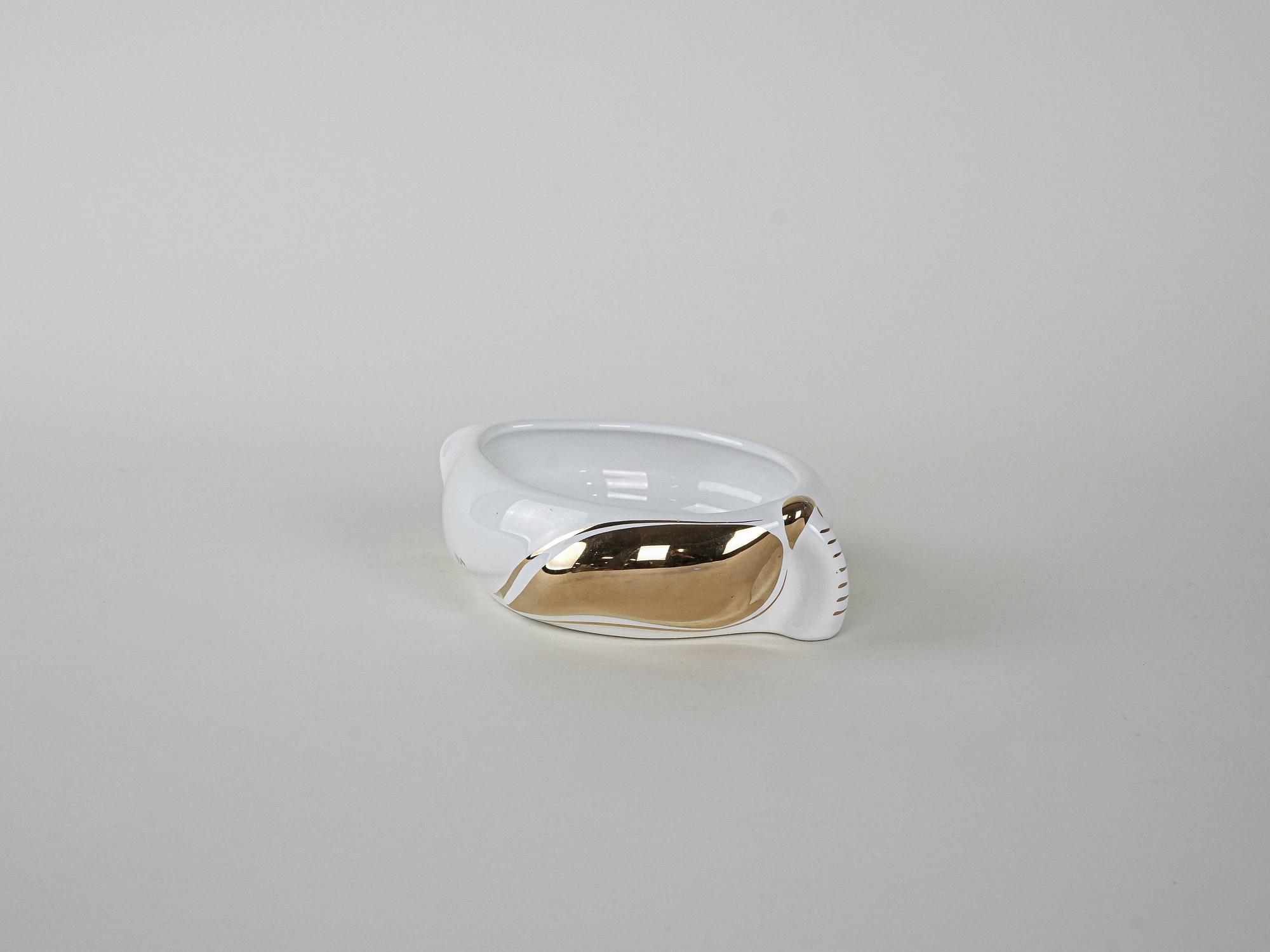 Porcelain bowl White 1970s 3