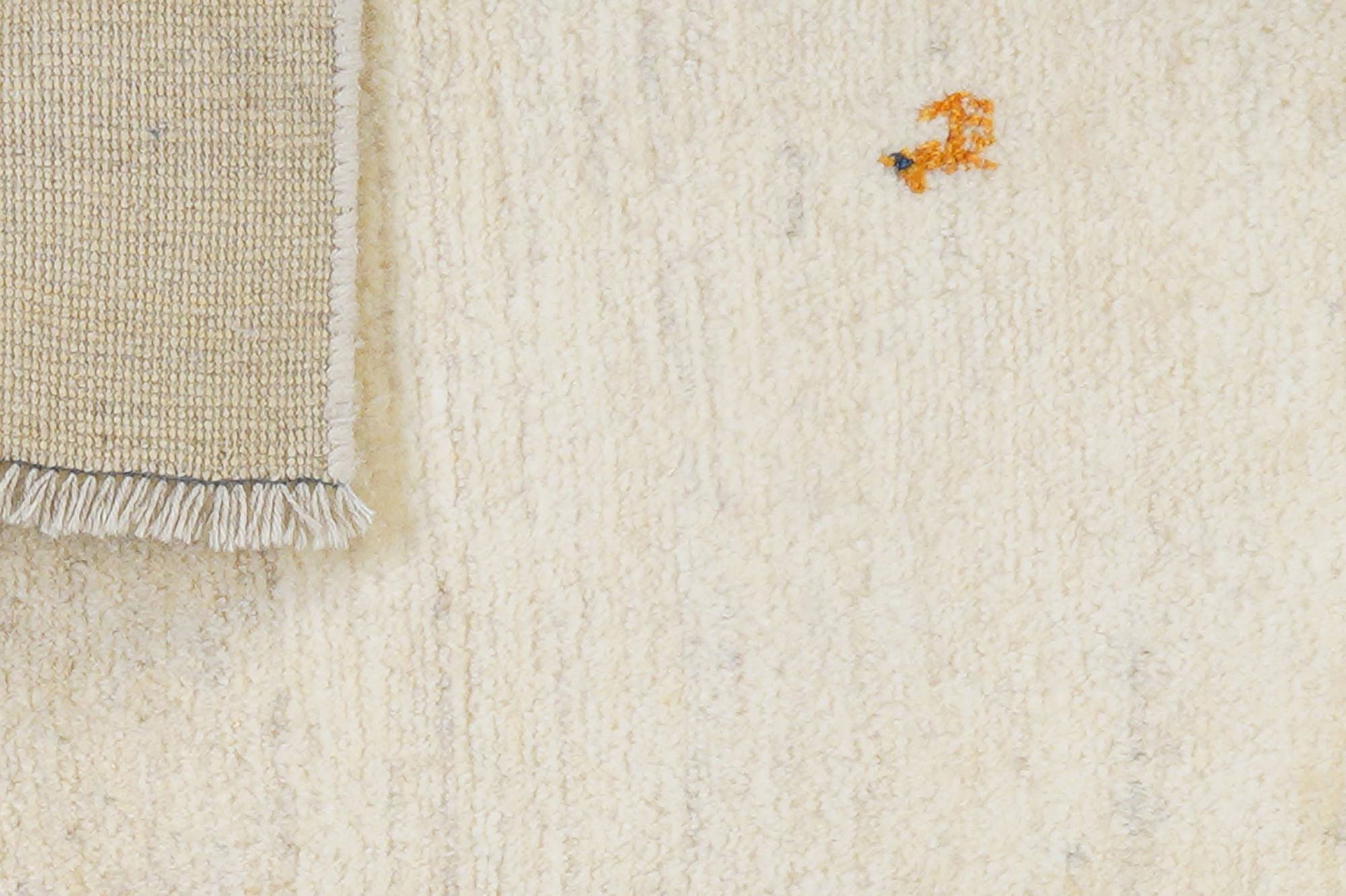 Gabbeh Teppich Creme 5