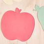 Yummy Apple Placemat Silicone Red 3