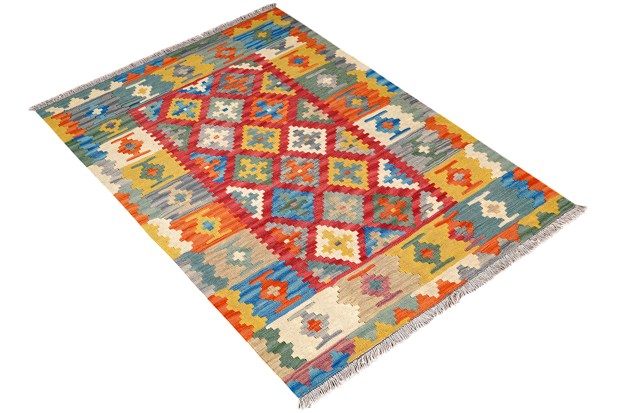Kilim Gashgai Teppich Mehrfarbig 2