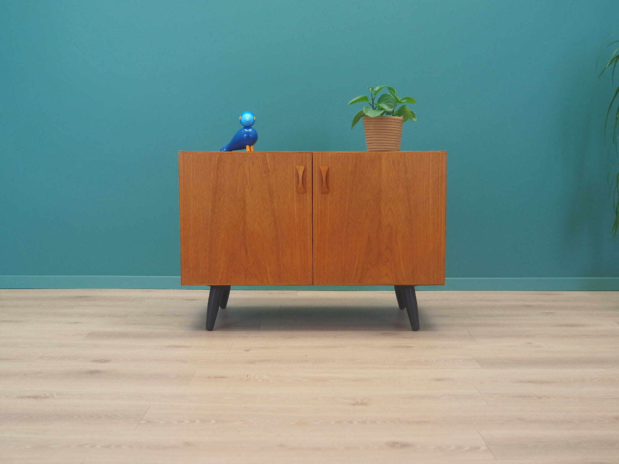 Vintage cabinet teak brown 1960s 1