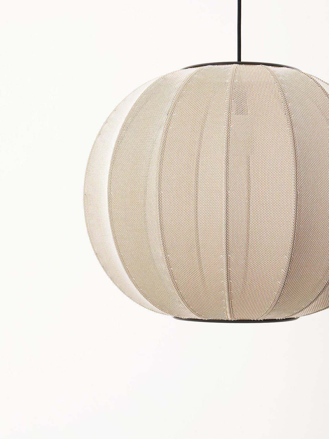 Knit Pendelleuchte Beige 1