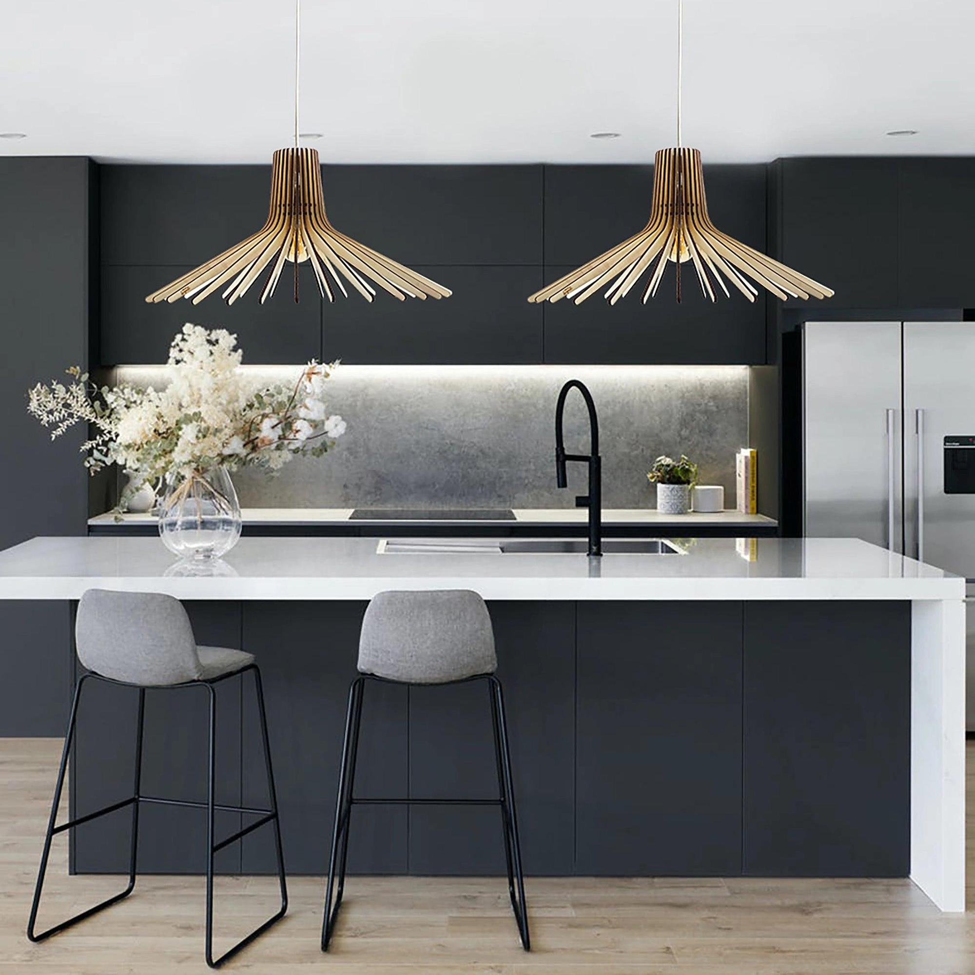 Azur Pendant Lamp Wood 54cm 4