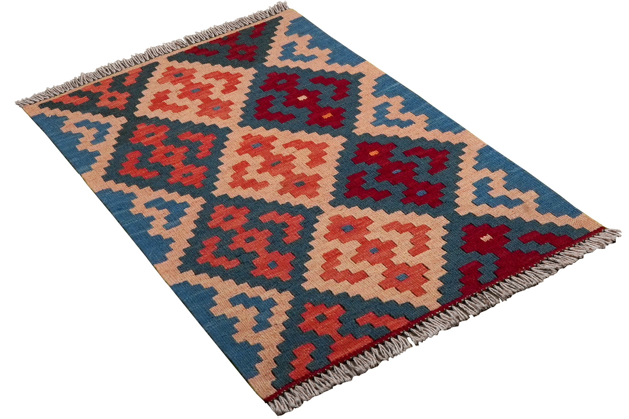 Kilim Gashgai Teppich Mehrfarbig 2