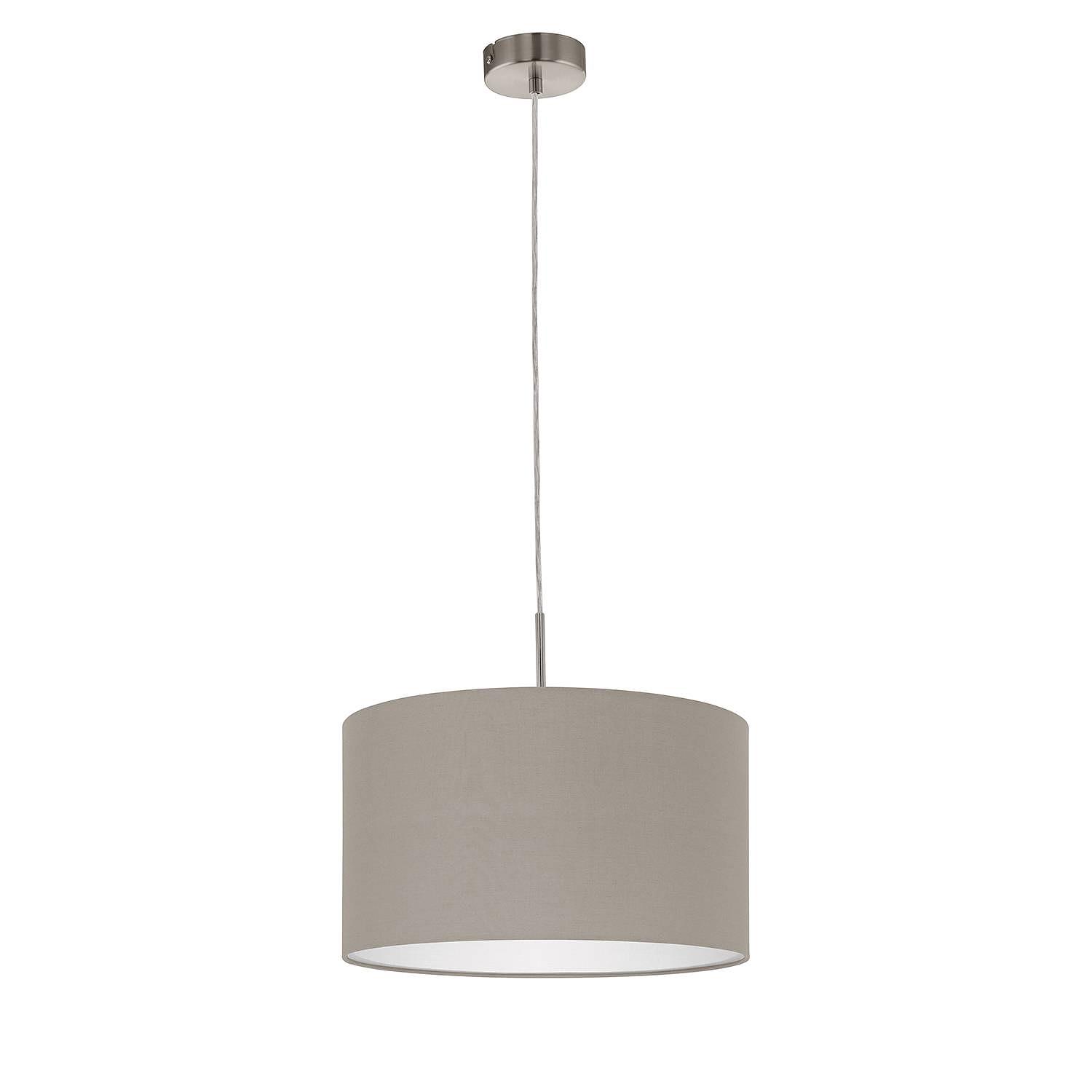Pasteri III Pendelleuchte Mischgewebe Stahl 38cm 2