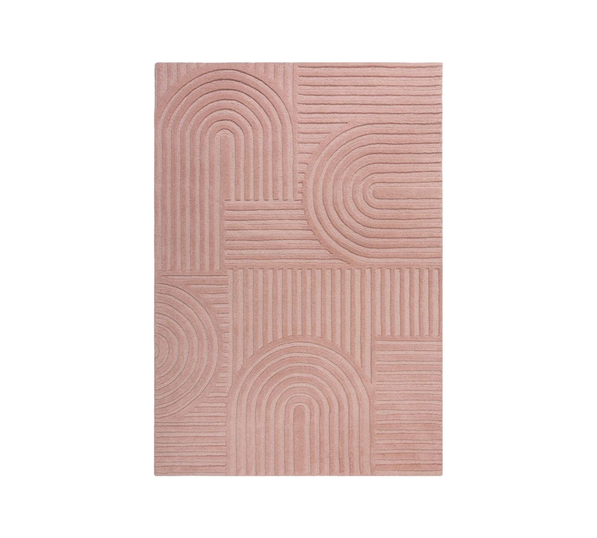 Wollteppich Pink 120x170cm 0