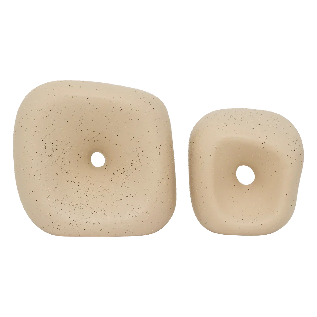 2x Fratelli Dekofigur Keramik Creme 2