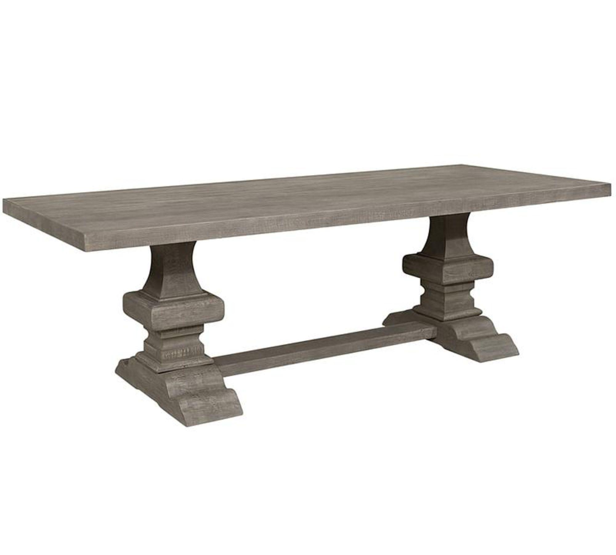 Esstisch Eichenholz Taupe 0