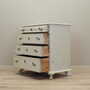 Vintage chest of drawers pine wood white 1950s 4