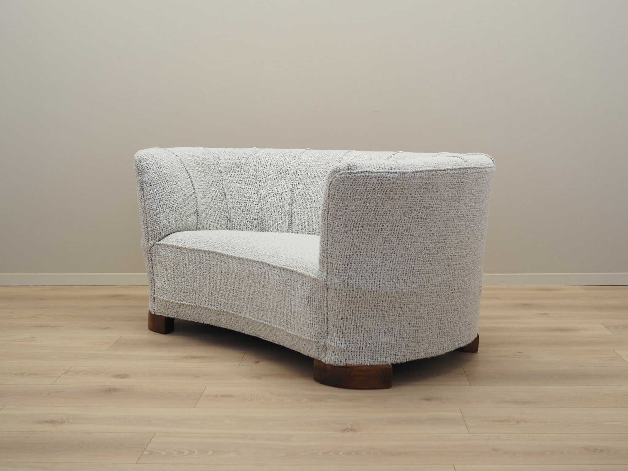 Sofa Textil Grau 1960er Jahre 9