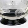 Art Deco Karaffe Frankreich 1930er Schwarzes Glas 7