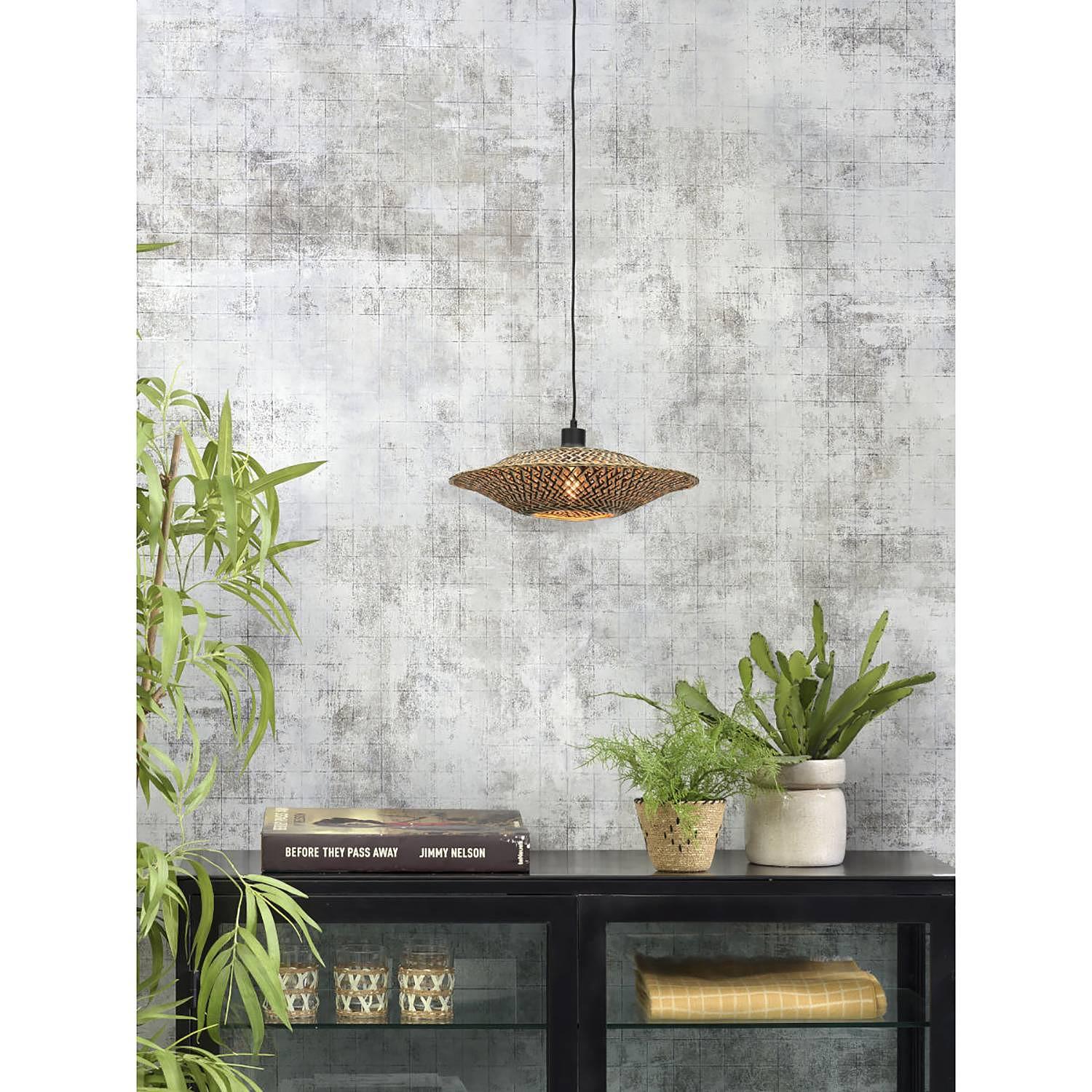 Bali Pendelleuchte Bambus Eisen 1-flammig 44 cm 1