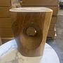 Devils Eye Hocker Holz Braun 1