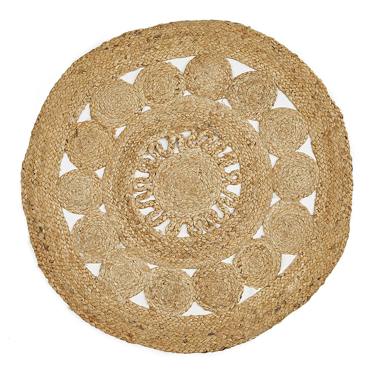 Balo Teppich Jute Baumwolle Natur 2