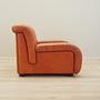 Sessel Leder Orange 1970er Jahre 7