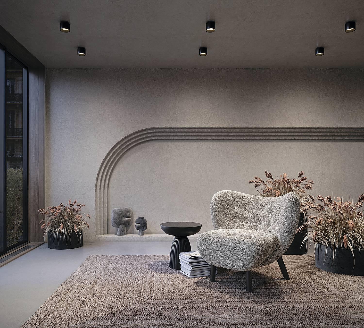 LED-Deckenleuchte Planet Typ C Schwarz 3