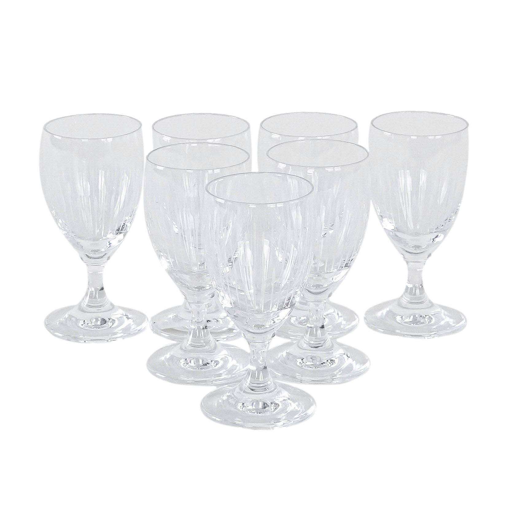7x Kristallgläser Transparent 0