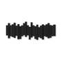 Clothes rail slats Plastic Black 2