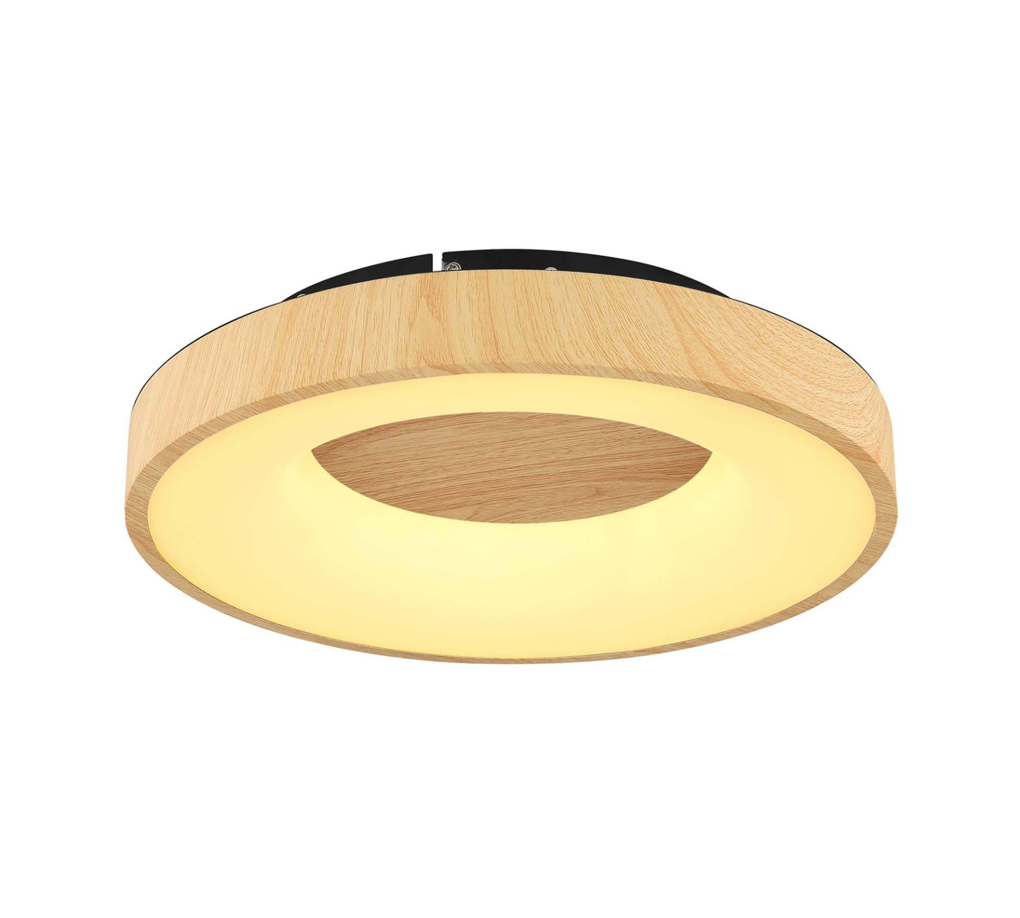 LED Deckenleuchte 1-flammig Acrylglas Metall Braun 3