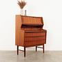 Secretary Teak wood 1970s 6
