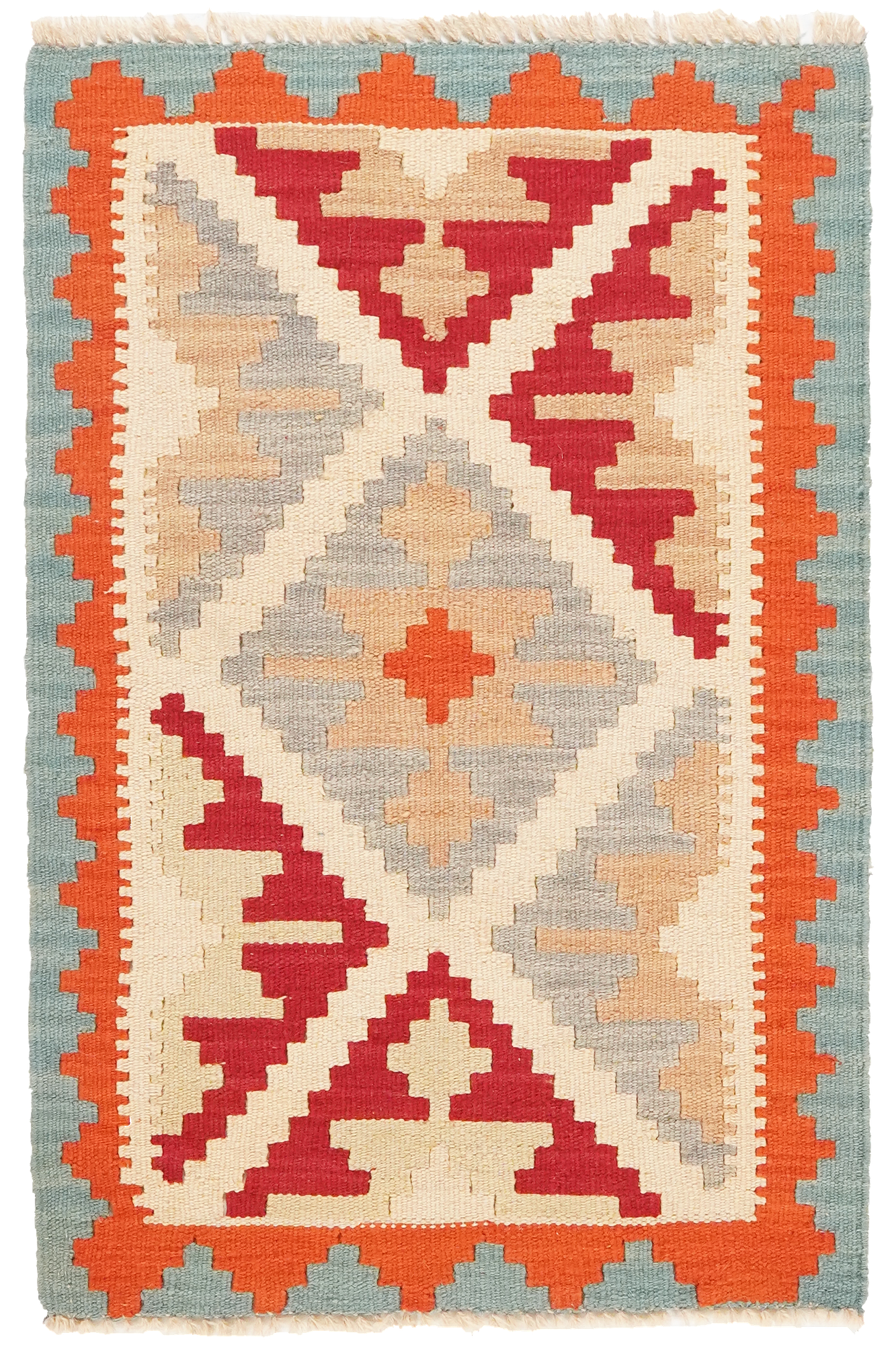 Kilim Gashgai Teppich Mehrfarbig 0