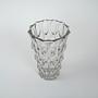 Crystal vase Transparent 1960s 4