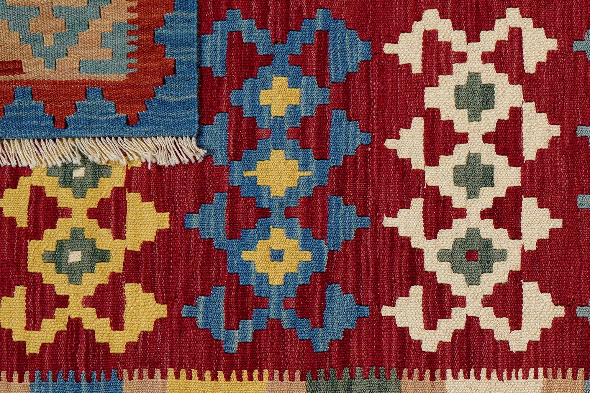 Kilim Gashgai Teppich Mehrfarbig 4