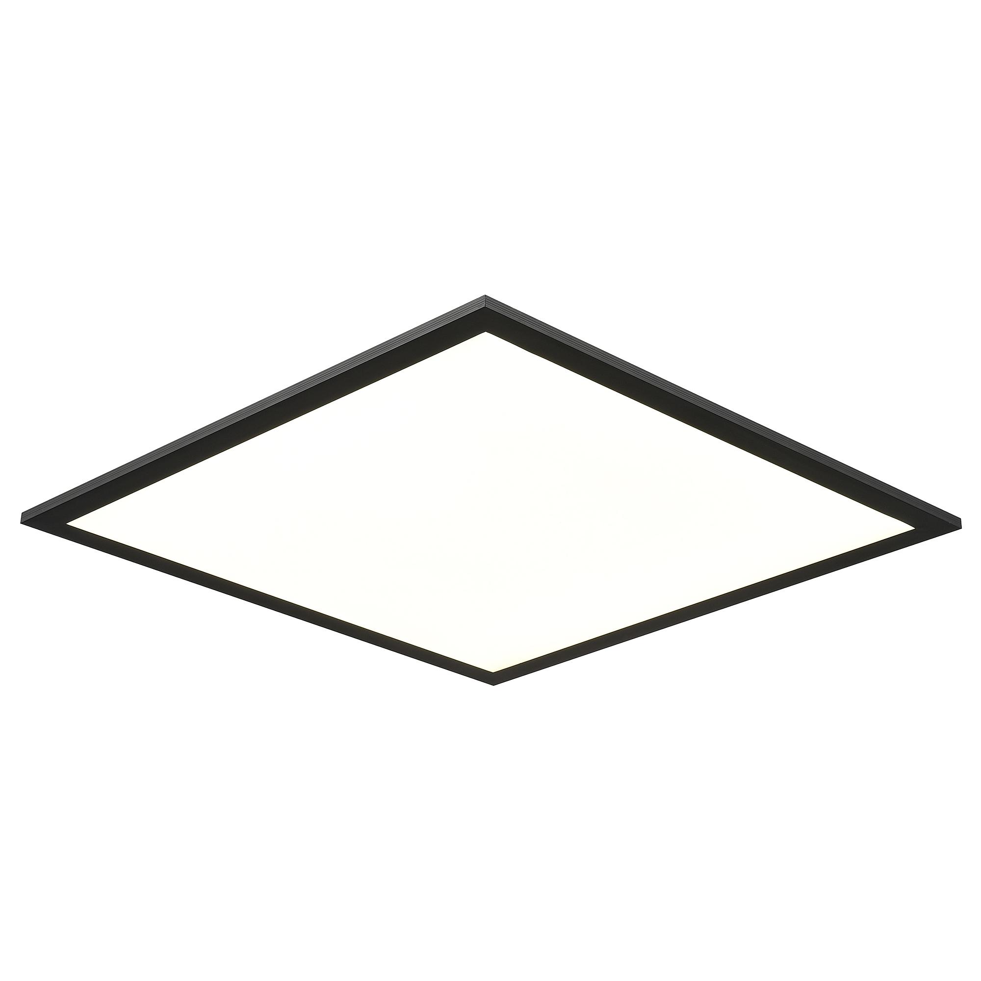 LED Deckenleuchte Flight Aluminium Schwarz 45x45cm 4