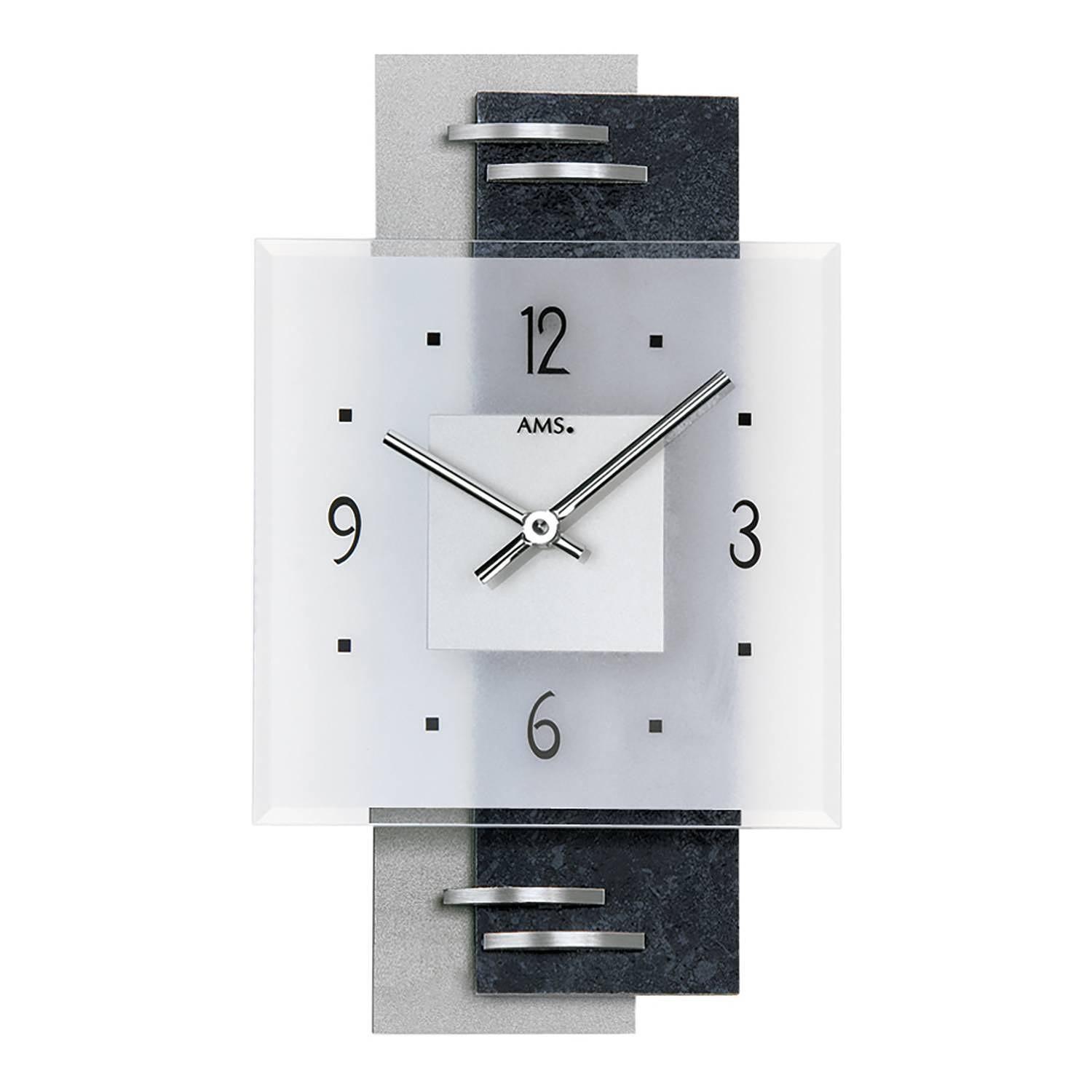 Wanduhr Kezia Quarz Schwarz 0