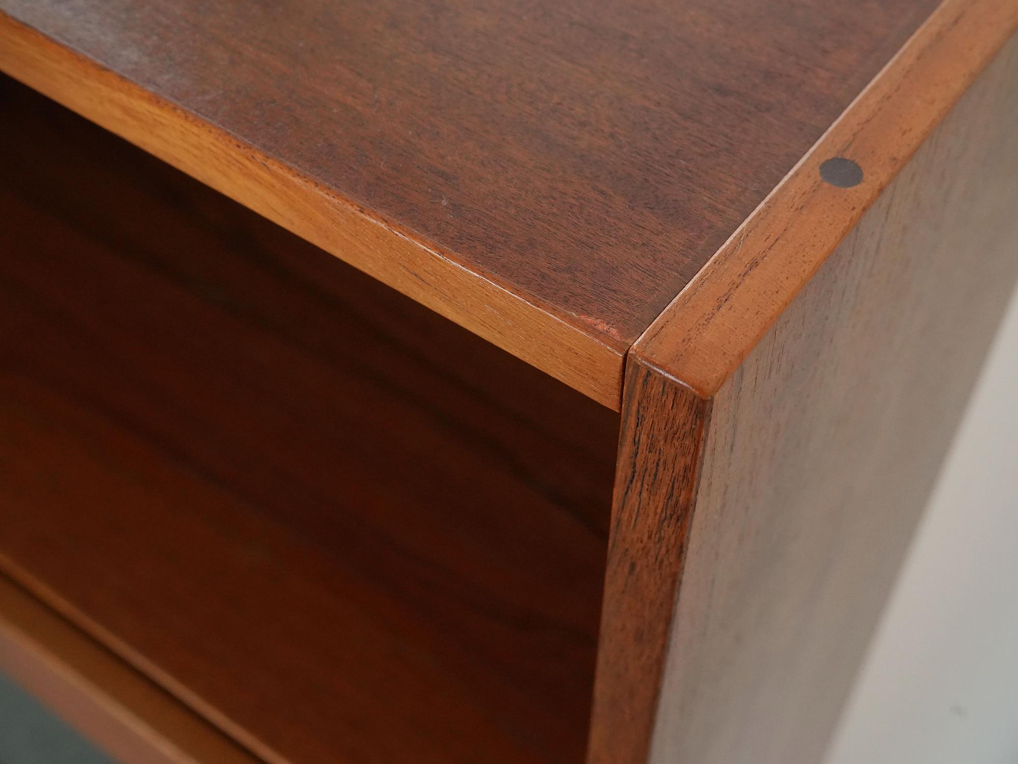 Display cabinet Teak wood 1970s 5