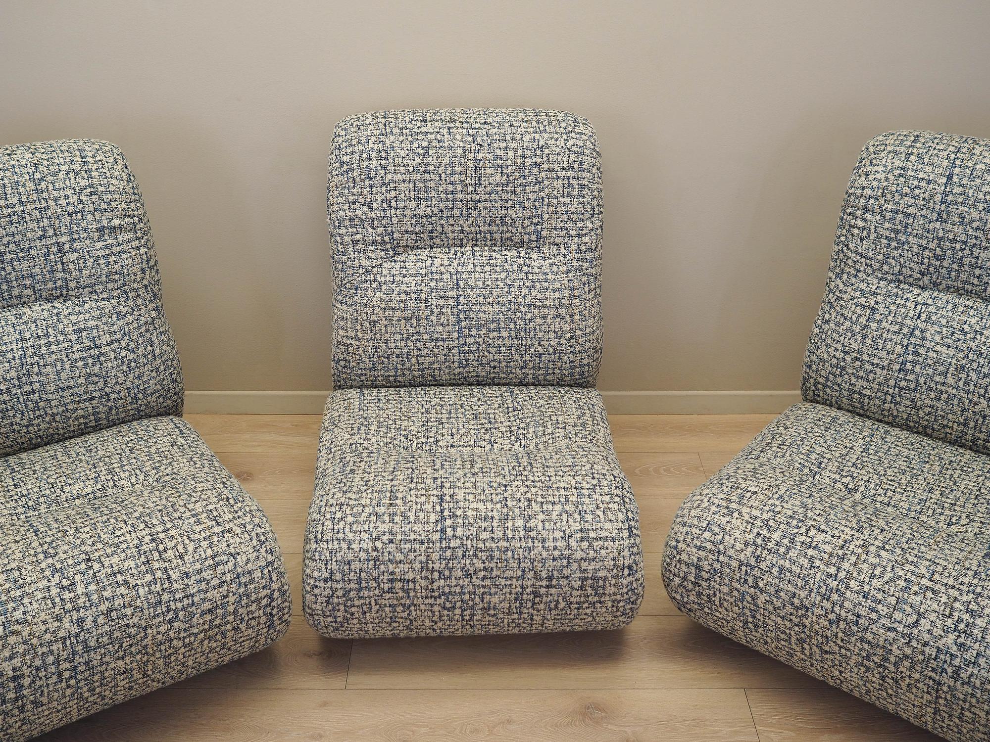 Modular sofa 3-piece 1960s 3