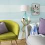 Table lamp 1-flame Web fabric cream 5