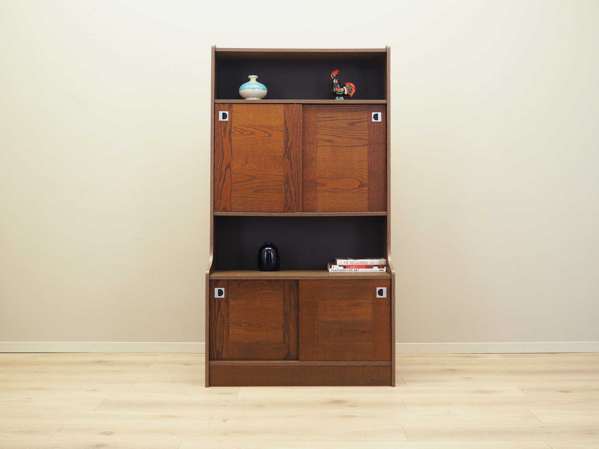 Bookshelf Wood Brown 1970s 1
