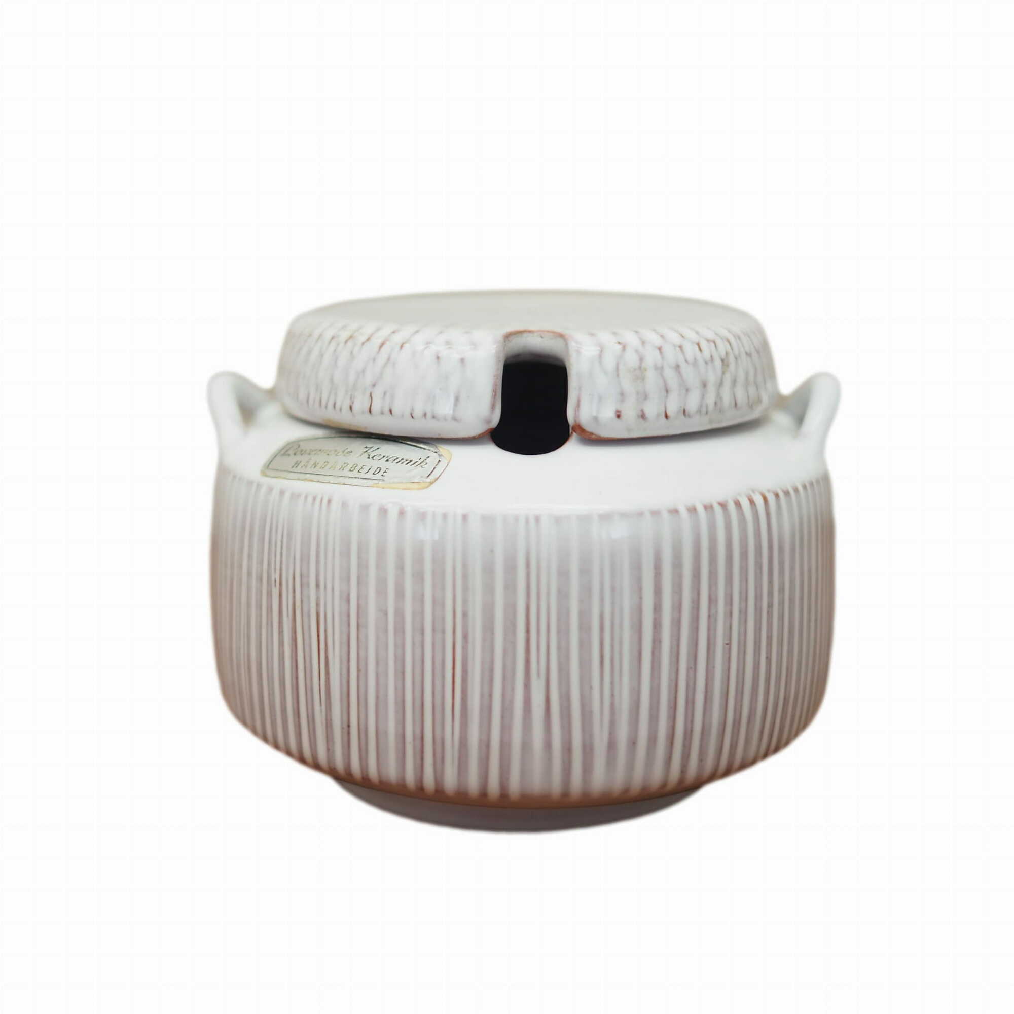 Vintage sugar bowl ceramic 1970s 0