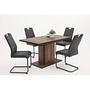 Dining chair Cotulla set of 4 metal black anthracite 2