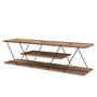 Canaz TV Stand Black Walnut Brown 4