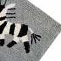 Teppich Baumwolle Grau 120 x 160 cm 2