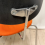 Wilde&Spieth Eiermann SE 68 Stuhl Textil Stahl Orange 2
