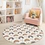 Rainbow Children's Rug Multicolor Ø120cm 1