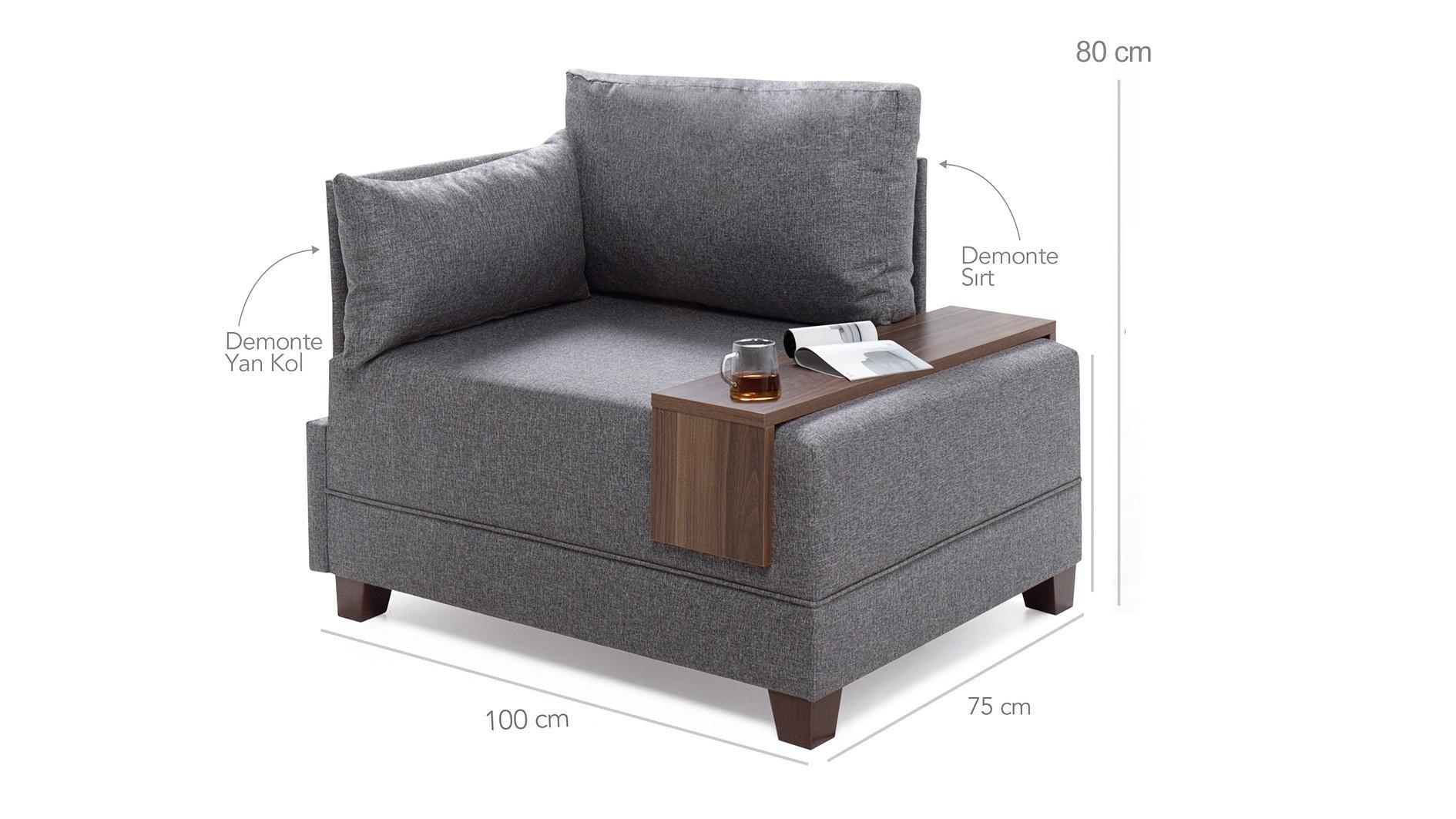 Fly modulo angolare sinistro beige 6