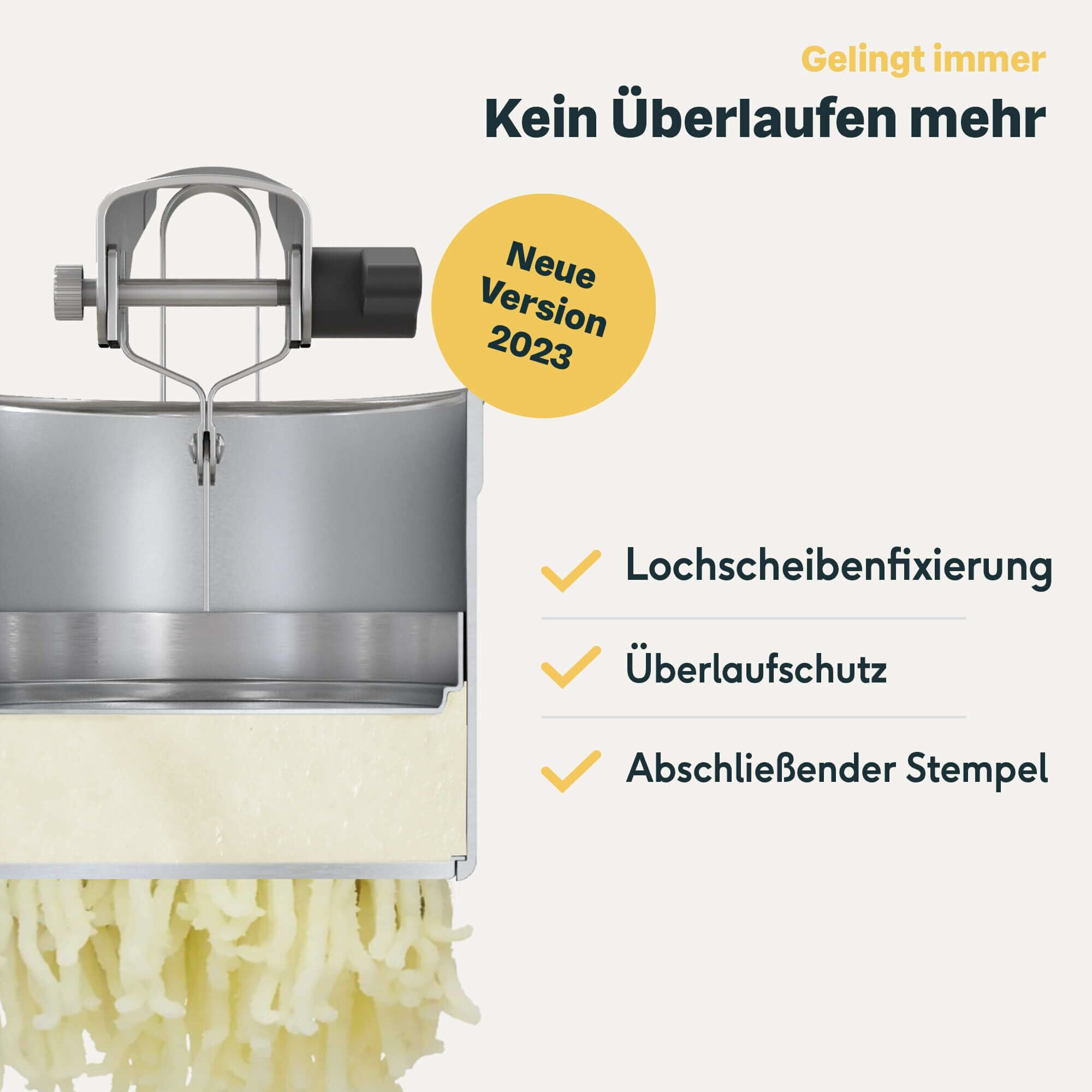 Kartoffelpresse Edelstahl Silber 7