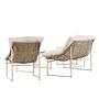 Tina Sofa-Set Polyrattan Stahl Cream 4