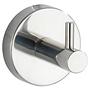 2x Wandhaken Uno Bosio Edelstahl Silber 3