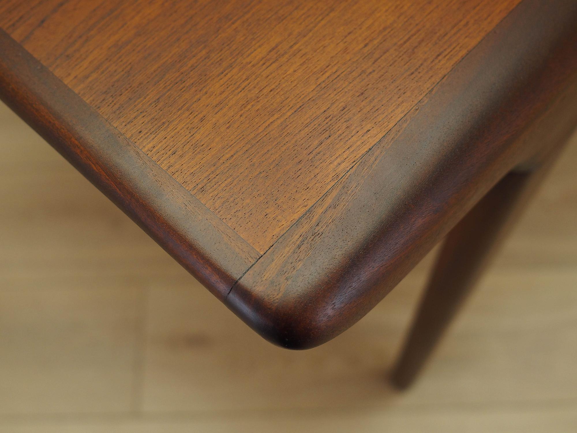 Teak Table Brown 1970s 9
