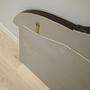 Vintage Spiegel Eichenholz Braun 1960er Jahre 13