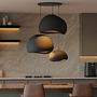 3-Flammig Wabi Sabi Ashveils Pendelleuchte Schwarz 3