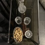 Barwagen Chrom Glas Schwarz 5